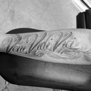 Tattoo uploaded by Mixa Marjanovic • Veni vidi vici • Tattoodo