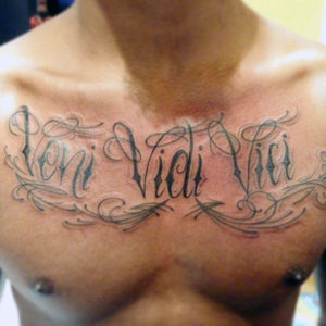 Tattoo uploaded by akshatupadhyay72 • veni vidi vici • Tattoodo