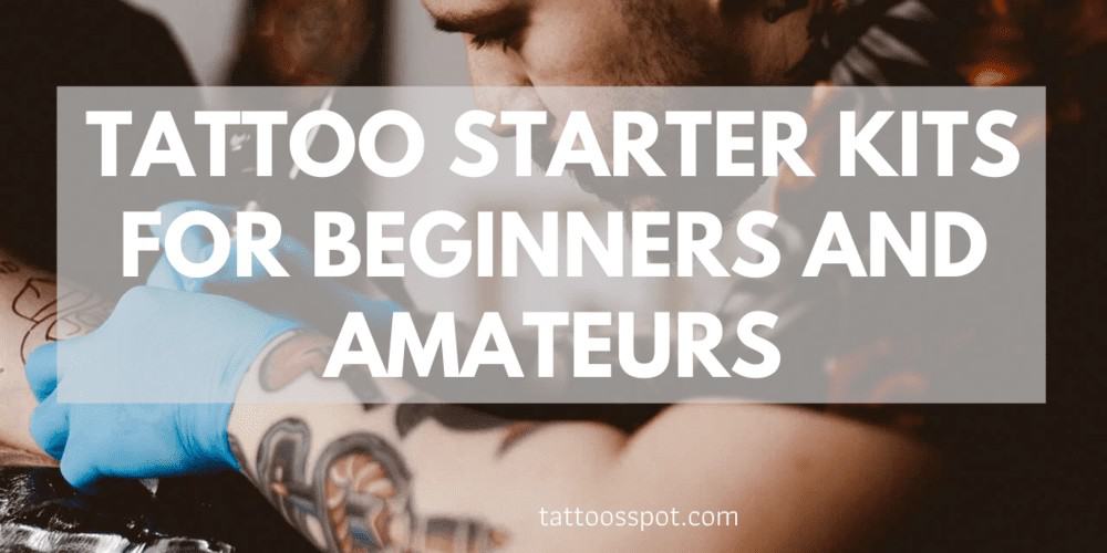 Set Full 10 Pcs Practice Skin and Beginner Tattoo Starter Kit – Golden  Flash Ink