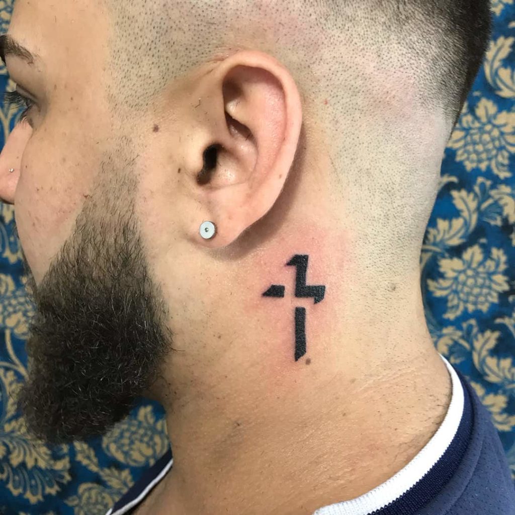 cool cross tattoos for men