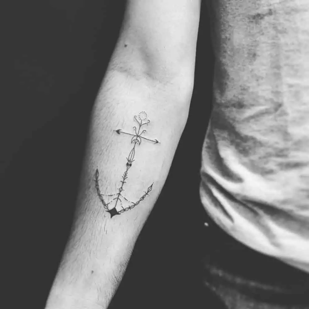 4 Tiny Anchor Temporary Tattoos Smashtat - Etsy