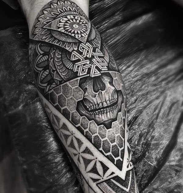 Stantz Polynesian foot tattoo added to yesterday  Higgins Tattoo