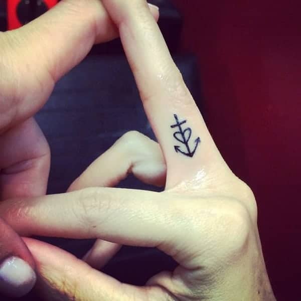 infinity anchor tattoo