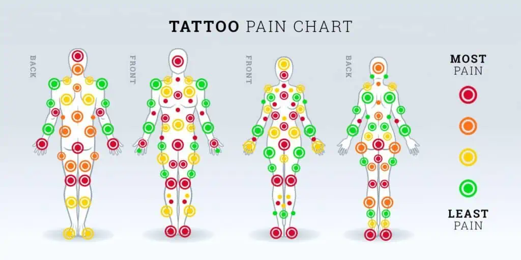 Before You Get A Tattoo Check Out This Tattoo Pain Scale