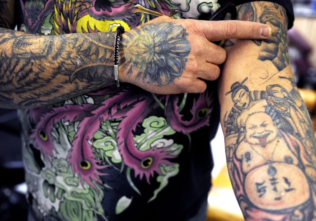 Preparing For A Tattoo with a beautiful tattoo artwork